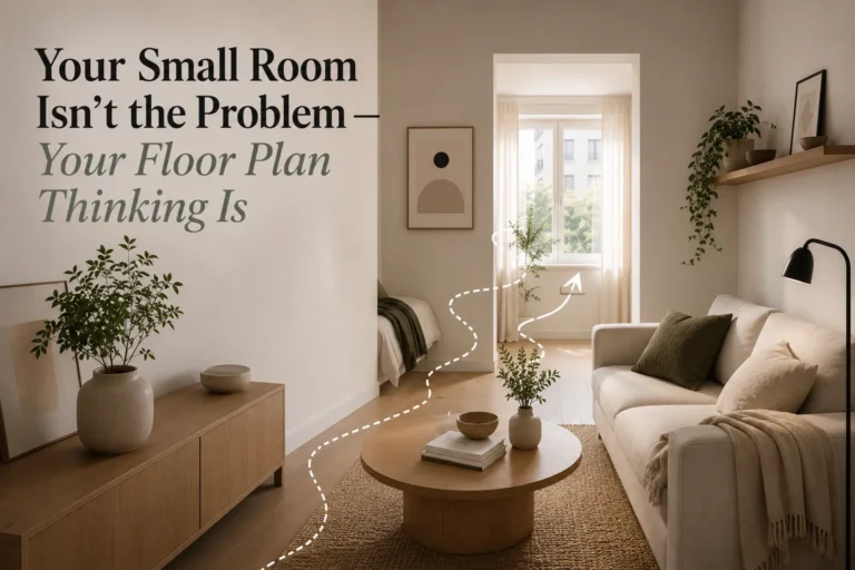 Your Small Room Isn’t the Problem —Your Floor Plan Thinking Is