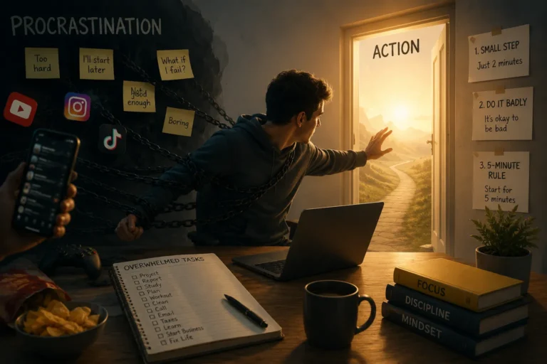 Why You Keep Procrastinating Even When You Really Want To Start
