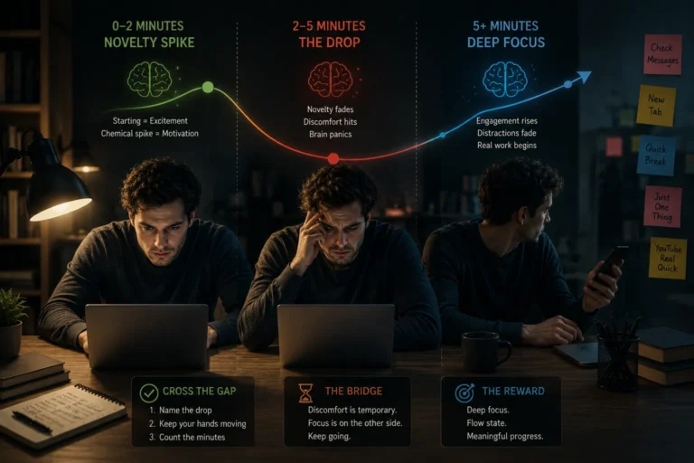 Why You Lose Focus Two Minutes After You Start