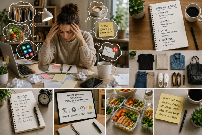 Decision Fatigue: Why Simple Choices Drain Your Mental Energy (and How to Stop It)