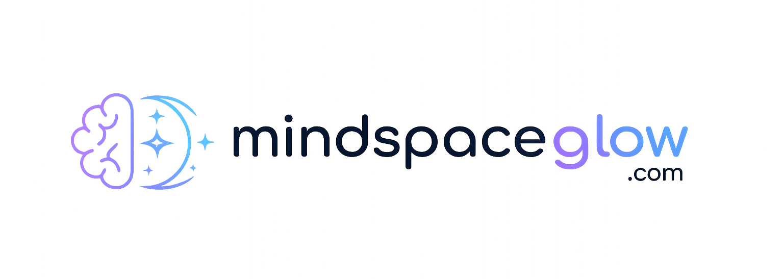 Mindspace Glow Brain-Space Logo