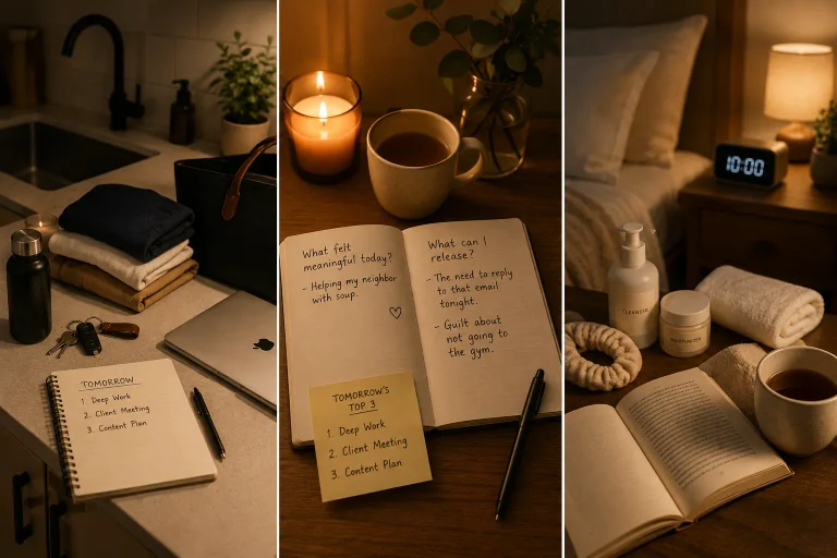 The Evening Reset: Why Your Mornings Feel Chaotic and How to Fix Them at Night